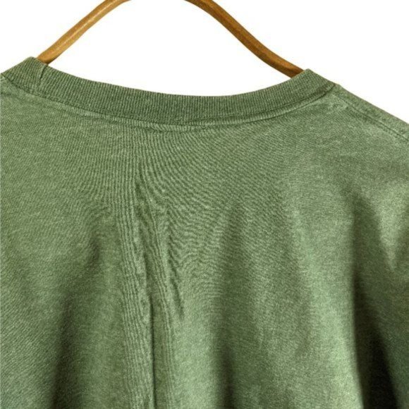 Men's New York Yankees Baseball Olive Green Heather Short Sleeve Tee - X-Large - Picture 5 of 12